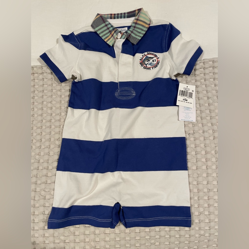 Ralph Lauren baby boy shortalls